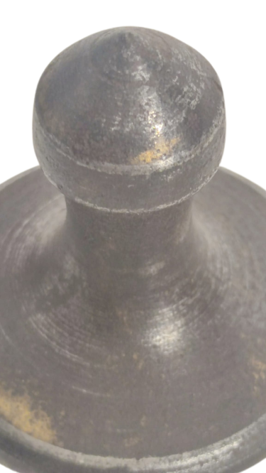 OSMANLI İPLİ SICAK EL YAPIMI DÖGME DEMİR AGIRLIK 465 GRAM SALLAMA ŞAKUL 9 CM BOYUNDA GENELDE MİNARE YAPIMIMIDA KULLANILIR