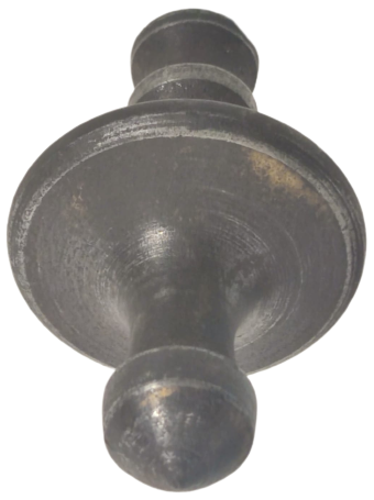 OSMANLI İPLİ SICAK EL YAPIMI DÖGME DEMİR AGIRLIK 465 GRAM SALLAMA ŞAKUL 9 CM BOYUNDA GENELDE MİNARE YAPIMIMIDA KULLANILIR