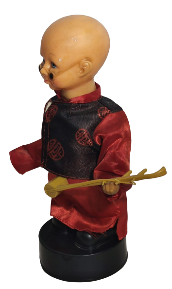 SAZ CALAN YÖRESEL ELBİSELİ KEL OGLAN OYUNCAK