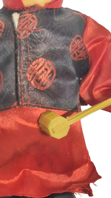 SAZ CALAN YÖRESEL ELBİSELİ KEL OGLAN OYUNCAK