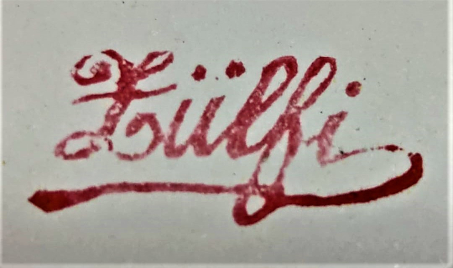 1940 PİRİNC DÖKÜM MÜHÜR OKUYUP YAZMA BİLMEYENLERE DEVLET DAİRELERİNDE KULLANDIGI EL YAPIM KAZIMA HAKKAK İŞİ EL YAZISI FORMUNDA