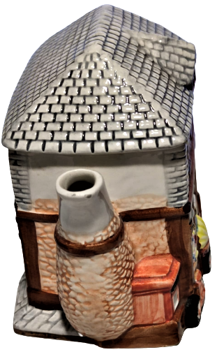 PORSELEN TEA POT DECORATIVE PURPOSES ENGLAND  POST OFFİCE KAPAKLI CAYDANLIK 