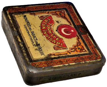 TÜRKİYE TÜTÜN İNHİSARI MONOPOLE DES TABACS DE TURQUIE CONSTANTINOPLE GRAND PRIX TENEKE SIGARA KUTUSU