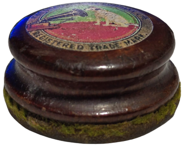 OSMANLI PAZARINA YAPILMIŞ ORJİNAL THE GRAMOPONE COMPANY LTD SAHİBİNİN SESİ PLAK TEMİZLEME FIRCASI