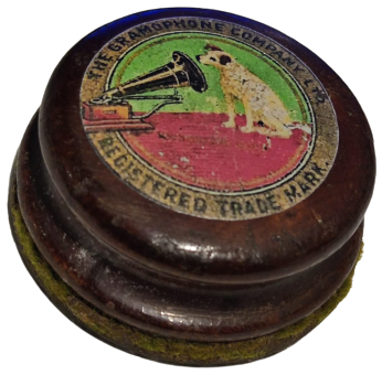 OSMANLI PAZARINA YAPILMIŞ ORJİNAL THE GRAMOPONE COMPANY LTD SAHİBİNİN SESİ PLAK TEMİZLEME FIRCASI