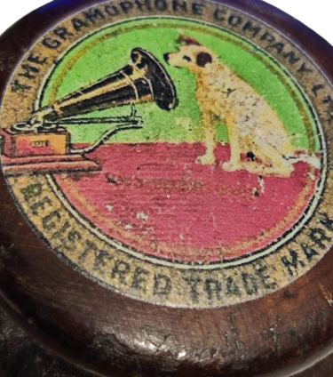 OSMANLI PAZARINA YAPILMIŞ ORJİNAL THE GRAMOPONE COMPANY LTD SAHİBİNİN SESİ PLAK TEMİZLEME FIRCASI