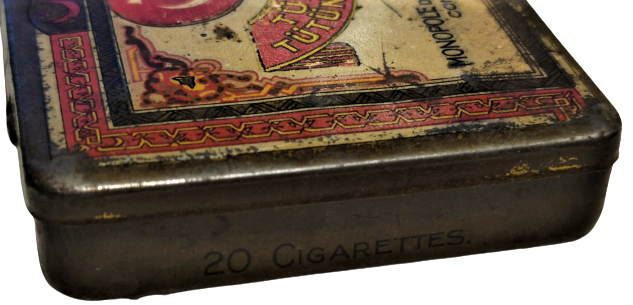 TÜRKİYE TÜTÜN İNHİSARI MONOPOLE DES TABACS DE TURQUIE CONSTANTINOPLE GRAND PRIX TENEKE SIGARA KUTUSU