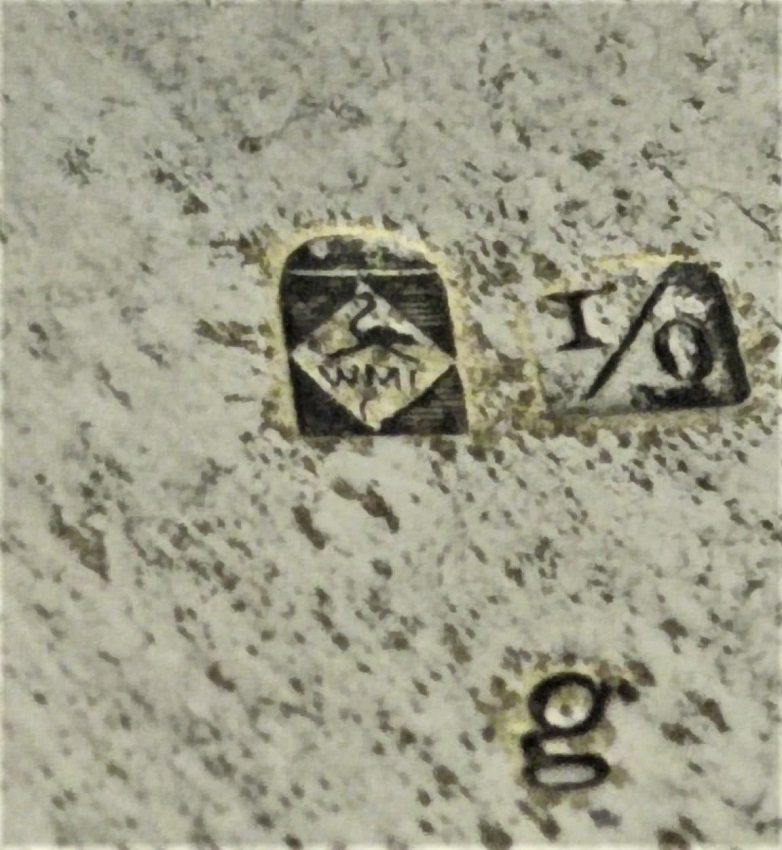 1900 WMF DAMGALI SİLVER PLATE GERMANY ALTI ADET TAKIM BARDAK ISTAKASI ZARFI 