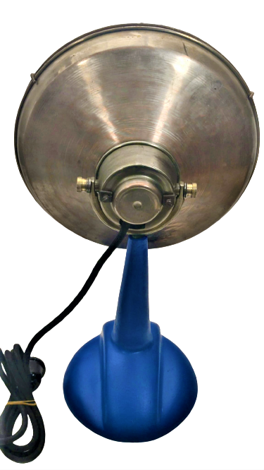 1940 PARABOLİC ENDUSTURİEL GERMANY METAL BAKIR CANAKLI AYAKLI ELEKTİRİKLİ TAŞ REZİSTANSLI 220 VOLT ISITICI SOBA 