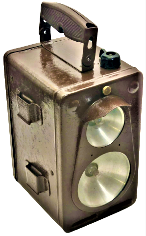 1940 MADEC LAMP 2. DUNYA ŞAVASI TREN İŞARET LAMBASI FARLI LAMBALARI YAKARAK KULLANILIR