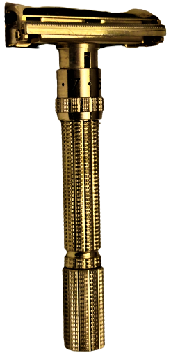 1966 GILLETTE ARISTOCRAT GOLD PLATED ADJUSTABLE SAFETY RAZOR IN ORIGINAL CASE 24 K GOLD PLATE FUL AYARLI TRAŞ MAKİNESİ