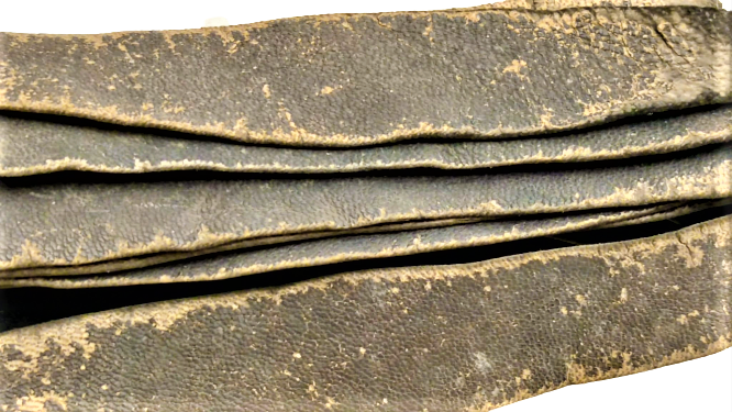 OSMANLI TEKKE İŞİ CAFERİ KIRBACI AHŞAP TUTAC DERİLERDEN KESİLMİŞ PARCALRLA EL İŞCİLİKLİ KIRBAC