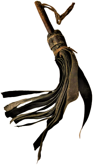 OSMANLI TEKKE İŞİ CAFERİ KIRBACI AHŞAP TUTAC DERİLERDEN KESİLMİŞ PARCALRLA EL İŞCİLİKLİ KIRBAC