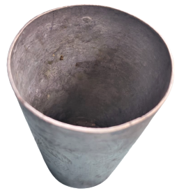 OSMANLI ÜZERİ USTA EL İŞİ KALEM İŞ PİRİN ÜZERİ KALAYLANMIŞ TEK ŞERBET İKRAM BARDAGI