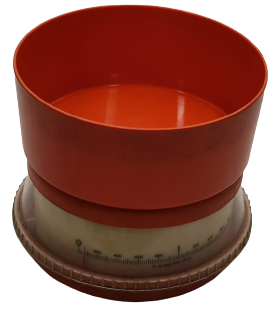 RETRO KARAOGLU MUTFAK TERAZİSİ PORTAKAL ORANJ RENK 2 KİLO CEKERİ OLAN SORUNSUZ TERAZİ