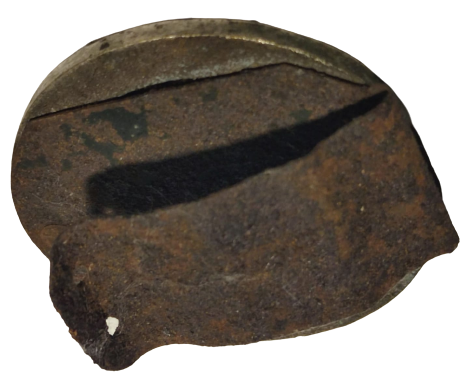 GÜMÜŞ KAPLAMA ORTASI SICAK MİNE BEYAZ ÜZERİNE LACİVERT RENKDE  25 NUMARA 8 CM CAPINDA