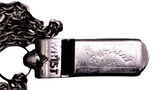 WHIST PUNKTAL WHISTLE FOR POLİCE METAL MANTARLI ÜFLEME  DÜDÜK SINYAL İŞARET POLİS DÜDÜGÜ