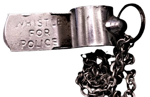 WHIST PUNKTAL WHISTLE FOR POLİCE METAL MANTARLI ÜFLEME  DÜDÜK SINYAL İŞARET POLİS DÜDÜGÜ