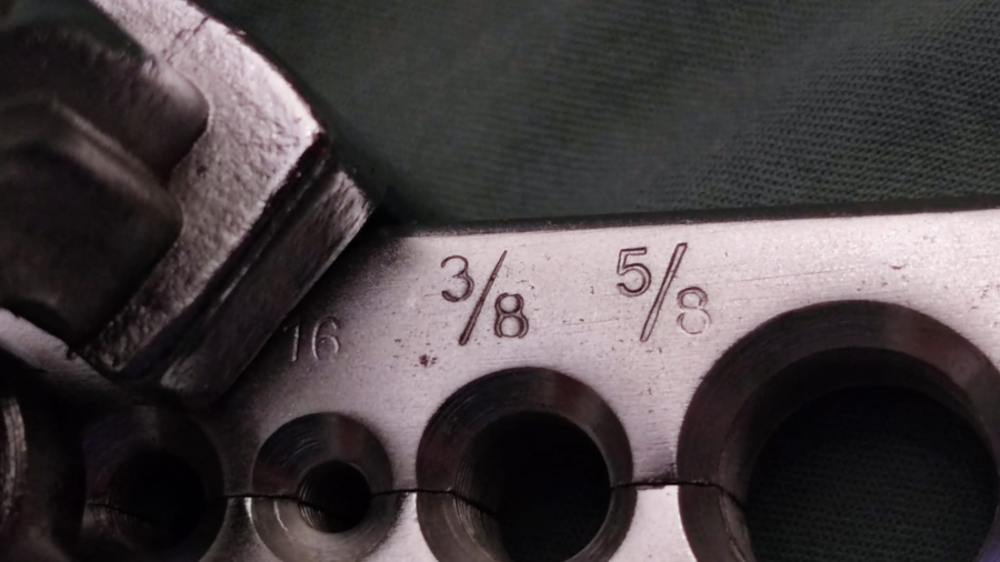 NO CT 195 FLARING TOOL 45 DERECE GENİŞLETME HAVŞA  ALETİ KİTİ YAPABİLDİGİ BOYUTLAR FLARES  ALTTA 