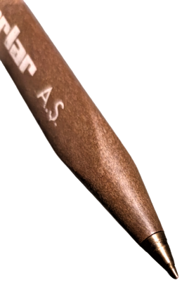 1970 BAYRAKTARLAR AŞ  BÜYÜK BOY CALIŞMA MASA ÜZERİ REKLAMLI YARIŞ BAYRAK REKLAMLI TUKENMEZ KALEM