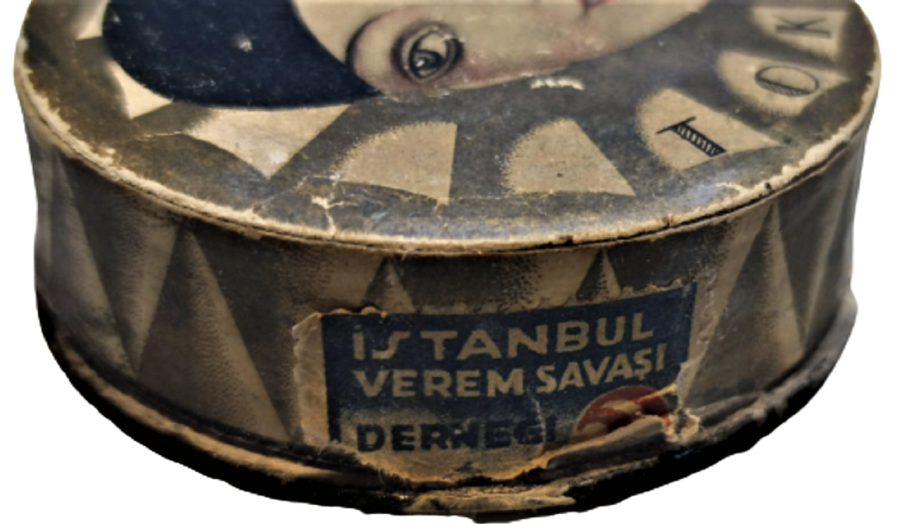 TOKALON NATUREL PARİS  PETALİA ROZ DOLU AÇILMAMIŞ MAKYAJ PUDRASI ÜZERİ VEREM ŞAVAŞ DERNEGİ 50 PARA YARDIM PULLU