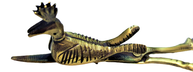 OSMANLI PİRİNÇ TESVİYE  İŞÇİLİKLİ  ANKA KUŞU  FÜGURLU MUM SÖNDÜRME MAKASI