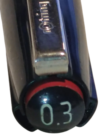 ROTRING VARIANT 0,3 W. GERMANY SİYAH BAKALİT KAPAKLI KASA KALİGRAFİ KALEMİ