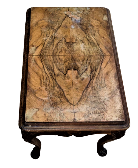 1920 AHŞAP MASİF CEVİZ  AYAKLAR VE CEVRESİ KOMPLE EL USTA İŞİ OYMA ÜCLÜ TAKIM SEHPA 