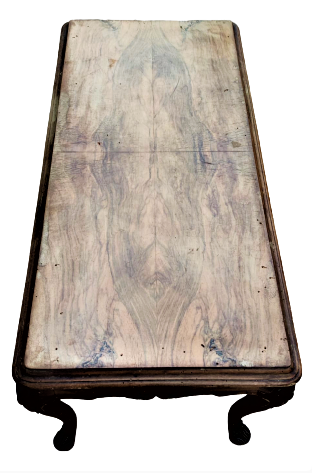 1920 AHŞAP MASİF CEVİZ  AYAKLAR VE CEVRESİ KOMPLE EL USTA İŞİ OYMA ÜCLÜ TAKIM SEHPA 