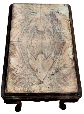 1920 AHŞAP MASİF CEVİZ  AYAKLAR VE CEVRESİ KOMPLE EL USTA İŞİ OYMA ÜCLÜ TAKIM SEHPA 