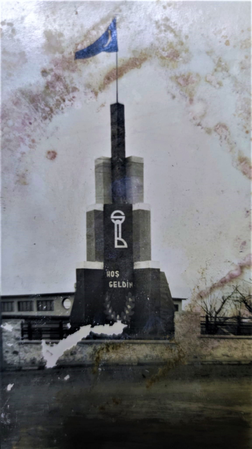 1933 NAZİLLİ SÜMERBANK BASMA FABRİKASI TEMELİNDE KURULUMUNA KADAR CEKİLMİŞ SİYAH BEYAZ ORJİNAL FOTOGRAFLARI 