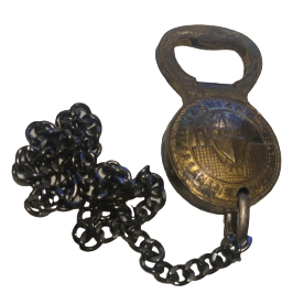 1455 TAŞKIZAK TERSANESİ KOMUTANLIGI    28 TEMMUZ 1983 1000 DWT TANKER BRONZ  ŞİŞE KAPAGI ACACAK 