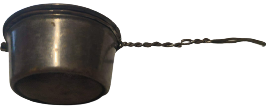 1940 TENEKE TEL SAPLI İNCE DELİKLİ METAL CAY SÜZGECİ 