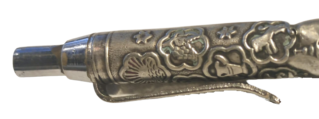 JARUSALEM SOUYENIR FROM ROLYLAND NAZARYLAND SABRA GÜMÜŞ OTOMATİK TUKENMEZ KALEM