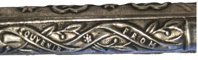 JARUSALEM SOUYENIR FROM ROLYLAND NAZARYLAND SABRA GÜMÜŞ OTOMATİK TUKENMEZ KALEM