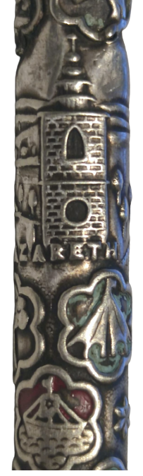 JARUSALEM SOUYENIR FROM ROLYLAND NAZARYLAND SABRA GÜMÜŞ OTOMATİK TUKENMEZ KALEM