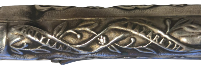 JARUSALEM SOUYENIR FROM ROLYLAND NAZARYLAND SABRA GÜMÜŞ OTOMATİK TUKENMEZ KALEM