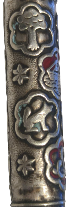 JARUSALEM SOUYENIR FROM ROLYLAND NAZARYLAND SABRA GÜMÜŞ OTOMATİK TUKENMEZ KALEM