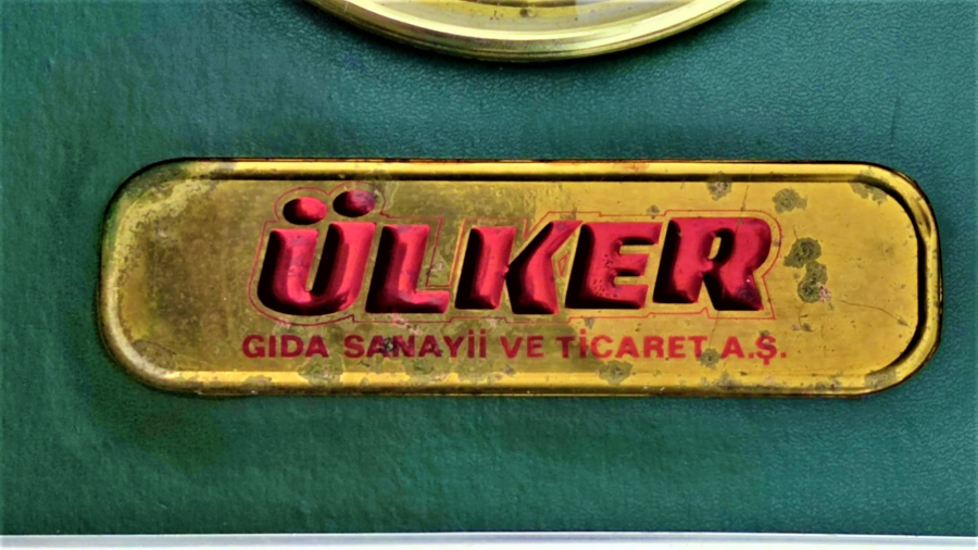 1970 ÜLKER GIDA SANAYİİ VE TİCARET AŞ DUVAR SAATİ QUARTZ ALMAN MAKİNA SORUNSUZ  