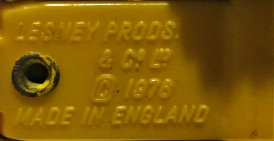 MATCHBOX SUPERFAST NO 29 TRACTOR SHOVEL LESNEY PRODS 1976 MADE IN ENGLAND KEPCELİ TRAKTOR