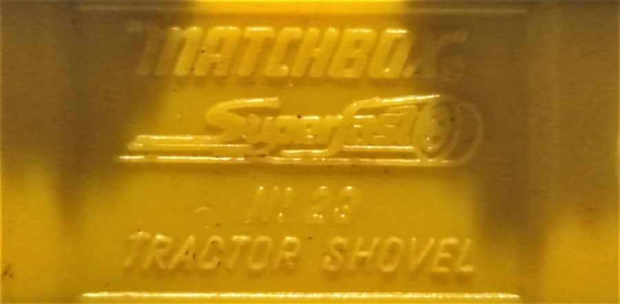 MATCHBOX SUPERFAST NO 29 TRACTOR SHOVEL LESNEY PRODS 1976 MADE IN ENGLAND KEPCELİ TRAKTOR