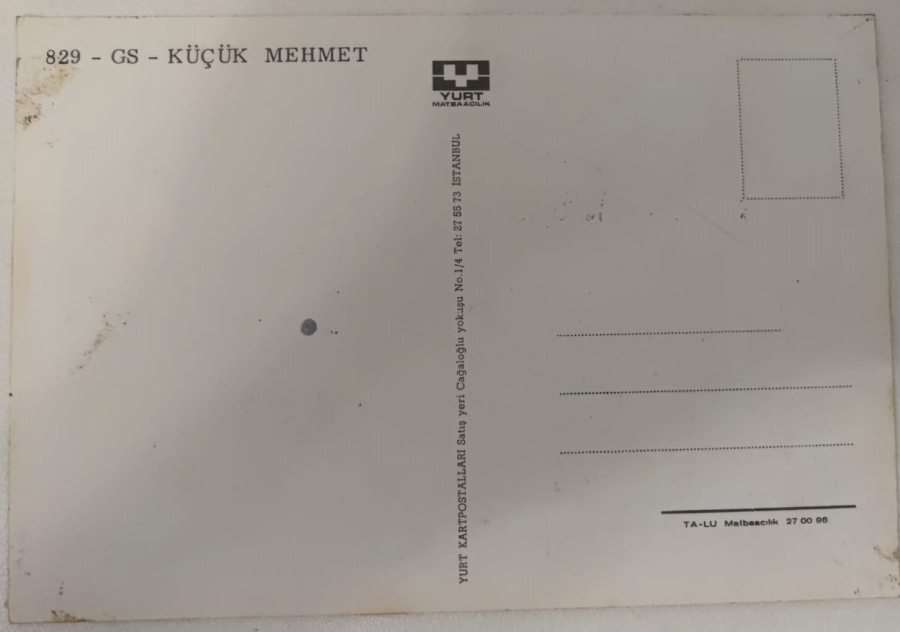 thumb1970 YILLAR GALATASARAY OYUNCUSU KUCUK MEHMET GATASARAY FUTBOL TAKIM OYUNCUSU SARI KIRMIZI PARCALI FORMA İLE 