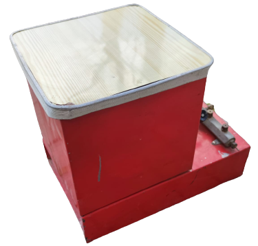 1970 CAKMAK DOLUM MAKİNASI  KIRMIZI METAL CEKMECELİ CEŞİTLİ DOLUM MUSLUKLARI BULUNAN SEYYAR GAZ DOLUM TEZGAHI