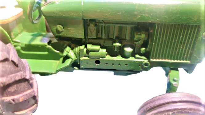 JOHN DEERE ERTL VINTAGE TOY TRACTOR 2440  DIE-CAST METAL MADE IN USA GÖVDE YEŞİL METAL TRAKTÖR HAREKETLİ OYNAR DİREKSİYON TEREKLERLER LASTİK