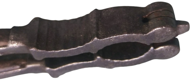 OSMANLI FINDIK CEVİZ KIRACAGI DÖGME SICAK DEMİRDEN YAPILMIŞ SAP KISIMLARINDA AHŞAP PARCALAR KULLANILMIŞ