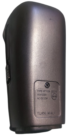 VİNTAGE 1970 PHILIPS PHILIPHAVE HP 1126  ÜC OYNAR BAŞLIKLI ELEKTİRİKLİ TRAŞ MAKİNESİ TYPE HP 1126 MODEL KUTUSUNDA