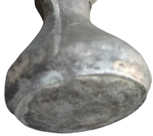 OSMANLI ÜZERİ YAZILI BAKIR BOMBELİ KAPAKLI KAHVEDAN İBRİK HER YERİ TAMAMEN EL YAPIM USTA İŞİ SÜPER FORMDA