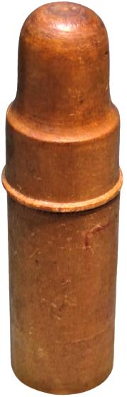 OSMANLI CEVİRMELİ KAPAKLI AHŞAP KENDİ KUTUSUNDA TIPALI ŞEFFAF BEYAZ CAM PARFUM ŞİŞESİ