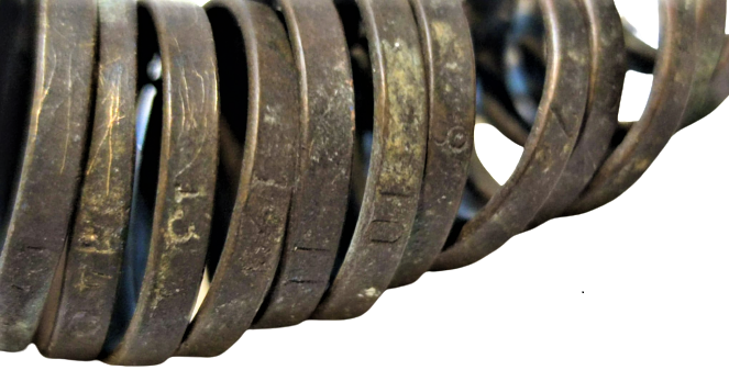 OSMANLI YUZUK OLCU YÜZÜKLERİ  ÜZERLERİ NUMARALI HALKAYA DİZİLMİŞ PİRİNC 30 ADET ÖLCUDE