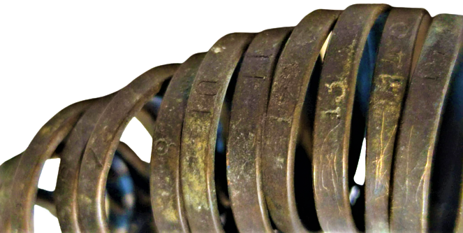 OSMANLI YUZUK OLCU YÜZÜKLERİ  ÜZERLERİ NUMARALI HALKAYA DİZİLMİŞ PİRİNC 30 ADET ÖLCUDE